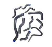Compatible Con Nissan Para Silvia 200SX 240SX S13 S14 S15 SR20DET Kit De Mangueras Radiador Silicona Para Tanque Agua Motor, Refrigerante, 10 Unidades Tubería de radiador