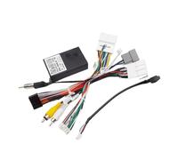 Compatible con Nissan x-trail Qashqai 2014-2016, compatible cámara 360 Original, adaptador de arnés cableado 16 pines, caja Canbus Rótula Barra de Acoplamient(Canbus With Cable)