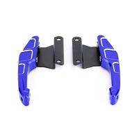 Compatible con NIU U1b U1c US G1 U+B U+ CNC, reposabrazos Trasero con Personalidad de Aluminio, Estante de Carreras, Mango Trasero, pasamanos Trasero(Double Color Blue)