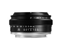 Compatible con Objetivos Sony E Mount 25mm F2 APS-C de Enfoque Manual for A6000, A7RIII, A7S, XT30, XT-100, ZFC, Z5 y M43.(XF)