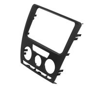 Compatible con Octavia 2007-2009. Embellecedor de navegación para coche, marco de radio, estéreo 2DIN, consola central, salpicadero. Consola central del coche Panel Radio Fascia