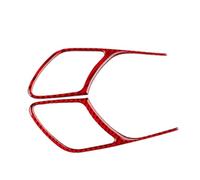 Compatible Con Opel Para Corsa 2007 2008 2009 2010 2011 2012 2013 2014 LHD RHD Manija Puerta De Coche, Para Marco De Audio, Embellecedor, Adhesivo Interior Accesorios decoración(Rojo)