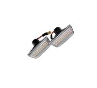 Compatible Con Opel Para Corsa D MK4 2006-2009 2010 2011 2012 2013 2014 Luz De Posición Lateral Intermitente Secuencial 1713423 Marcador Lateral De Coche(For Dynamic Crystal)