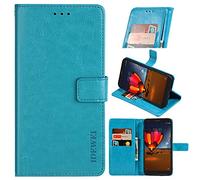 Compatible con OPPO Realme C3 Funda Función de Soporte Funda de Billetera(Cielo Azul)