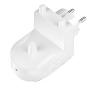 Compatible con Oral-B, 3757, Compatible con Braun, cargador de cepillo de dientes eléctrico, base de carga por inducción for cepillo de dientes eléctrico, pared impermeable(EU white)