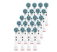 , Compatible Con Oral B, EB50-P Cabezales De Repuesto For Cepillo De Dientes De Limpieza Profunda Multiángulo, Cerdas Suaves(50-P 20PCS)