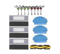 Compatible con OZMOT8 T9PRO T9AIVI Hepa Filter Anti-Allergen Cleaning Rolling Brush Main Side Brush Accessories Cleaning Equipment Accessories Replacement Filter Robotic Parts