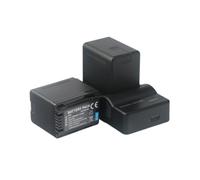 Compatible con Panasonic, For VW-VBT380, Cargador De Batería De Iones De Litio De 3900mAh, For HC-WZX1 WZX2 VX2 VX1 WZXF1 WXF991 WXF995 VX11 VX870(2 Battery 1 Charger)