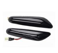 Compatible Con Para 1 Series Para E82 Para E81 Para Coupe Para E88 Para Cabriolet 2008 2009 2010 2011 2012 2013 Luz De Marcador Lateral De Señal De Giro Intermitente Señal de giro dinámica(Black)