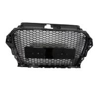 Compatible Con Para A3 S3 8V 2014 2015 2016 Para RS3 Estilo Radiador Delantero Coche Rejilla Superior Carreras Malla Panal Parrilla Radiador Delantero