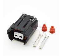 Compatible Con Para A4 A6 Q3 Q5 Conector Inyector Combustible 2 Pines Arnés Cables 6195-0043 06A973722 Enchufe Arnés Conector(1 x female)