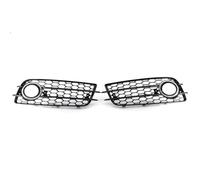 Compatible Con Para A4 B8.5 Edición Estándar 2013 2014 2015 2016 Rejilla Luz Antiniebla Automotriz Cubierta Parrilla Lámpara Accesorios Para Automóvil Embellecedor antiniebla(Silver)