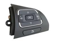 Compatible Con Para Caddy Para S&haran 2011-2014 Para Amarok 2010-2014 Interruptor Lateral Del Volante Del Coche Control De Volumen De Crucero 5C0959538B Botón Volante Automóvil(Black right)