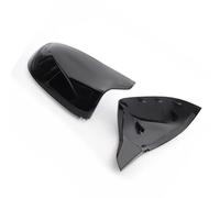 Compatible Con Para F16 X6 F15 X5 2014 2015 2016 2017 2018 M Style Look Retrovisor Lateral Para Tapa De Cubierta Espejo Patrón Fibra Carbono Negro(1 set black)