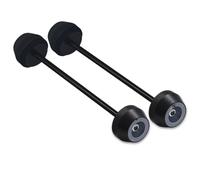 Compatible Con Para MT-07 2015 2016 2017 2018 2019 2020 2021, Deslizador De Horquilla De Rueda Delantera Y Trasera Tapa Protectora Contra Choques, Accesorios Moto Deslizador De Cuadro(Gray,1 pair)