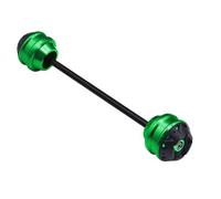 Compatible Con Para MT-10 2016 2017 2018 2019 2020 2021 2022 2023 2024 Protector Rueda Delantera Y Trasera Eje De Horquilla Deslizador De Protección Contra Choques Moto Deslizador De Cuadro(Green,Rear