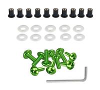 Compatible Con Para Ninja Para 250 Para EX250E 1986 10x5mm Motocicleta Carenado Parabrisas Montaje Wellnuts Tornillo
