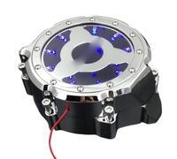 Compatible Con Para NINJA Para ZX-14 2006-2011 Piezas De Motocicleta Cubierta Estator Motor Lado Izquierdo Accesorios Carcasa Del Motor Del Estator Transparente Tapa Generador(Type 4)