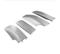 Compatible Con Para X6 E71 2008-2014 Car Auto Exterior Rack Roof Rack Rail Retrofit End Cover Dome Holder Case Cap portaequipajes Tapas Extremo
