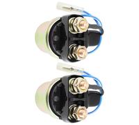 Compatible con para XV250 para Route 66 1988-1990 para Virago 1995-2008 para V-Star 2008-2015 Solenoide De Relé De Arranque 42X-81940-00-00 Solenoide Relé Arranque(2PC)