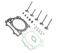 Compatible Con Para YFZ450R 2009-2023 5TA-12111-00 5TA-12112-00 5TA-12121-00 4SV-12119-00 33M-12119-00 1WG-12118-00 1AA-12118-00 Kit Juntas De Válvulas De Culata Cilindro Juego De Pistón