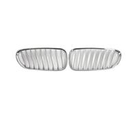Compatible Con Para Z4 E85 2003-2008 Rejilla Delantera Tipo Riñón Para Radiador De Entrada De Aire Chapada En Plata Repuestos Para Automóviles 51117117757 Parrilla delantera coche