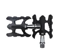 Compatible con Pedal Lager Aluminio Legierung Nicht-Slip Rennrad Tablero Universal(Black)