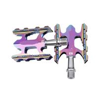 Compatible con Pedal Lager Aluminio Legierung Nicht-Slip Rennrad Tablero Universal(Rainbow)