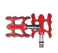 Compatible con Pedal Lager Aluminio Legierung Nicht-Slip Rennrad Tablero Universal(Red)