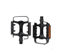 Compatible con Pedales Antideslizantes ultraligeros WELLGO M248, rodamientos DU, Accesorios roscados for Bicicletas de montaña y de piñón Fijo(Black)