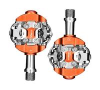 Compatible con Pedales automáticos RYET MTB SPD, Piezas de Ciclismo de Bicicleta de montaña de Plataforma Dual ultraligeras(Orange)