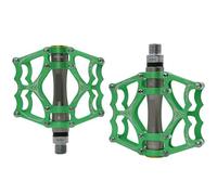 Compatible con Pedales de Aluminio ultraligeros MZYRH Y05, 3 rodamientos sellados, Accesorios Antideslizantes e Impermeables for Bicicletas de Carretera BMX MTB(MZ-Y05-Green Gray)