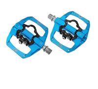 Compatible con Pedales de Bicicleta de montaña MZYRH: Pedales Planos duales 9/16 y sin Clip SPD con rodamientos sellados(MZ-159 Blue)