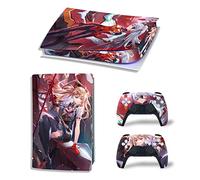 Compatible Con Pegatinas De Piel Anime Decal Skin Para PS5 Edición Digital Consola 2 Controladores Funda Vinilo Skins Wraps, Sin Burbujas, Resistente Arañazos 49841 Cubierta De Calcomanía