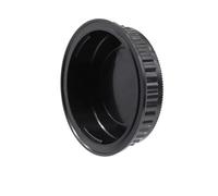 Compatible con Pentax PK K, Tapa del Cuerpo de Cámara, Conjunto de Tapa de Lente Trasera, Tapa Protectora de plástico Negro for K1 K5 K10 K20(Lens Rear Cap)
