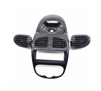 Compatible con Peugeot 206, salida de aire del tablero, panel de aire acondicionado 206CC, panel frontal de la fascia, placa del tablero, reloj.(Four-piece suit)