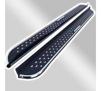 Compatible con Peugeot 5008 2017-2022 estribo fijo de aluminio/barra Nerf de escalón lateral, kit completo de accesorios para coche (bolitas plateadas de estrellas de cielo completo) (BXGMTX)