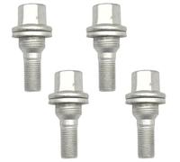 Compatible Con Peugeot Para 206 1998-2016 4x M12x1.25 Tuercas De Rueda Pernos Tornillos Tornillos Pernos De Bloqueo De Rueda Tuerca De Rueda De Bloqueo Llave Tuerca De Neumático De Coche pernos de lla