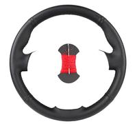 Compatible con Peugeot para 407 SW 2004 2005 2006 2007 2008 2009 Funda para volante de coche(Black red thread)