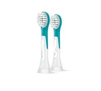 Compatible Con Philips, Cabezal De Cepillo De Dientes Eléctrico For Niños, Mini Cabezal De Repuesto (2 Unidades), Compatible Con El Modelo HX63X2.(HX6032 for 4yr kids)
