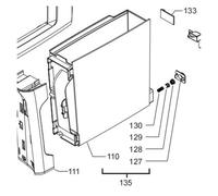 Compatible Con Philips,EP2121 2136 2131 3146 3321 1221 5144 2124, Accesorios De Máquina Flotante Con Tapa De Polvo For Tanque De Agua De Cafetera(Radiator spring)