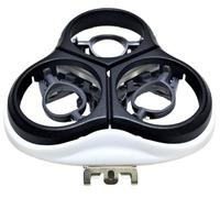 Compatible Con Philips, HQ7141 HQ7142 HQ7143 HQ7165 HQ7300 HQ7363 HQ7315 HQ7330 7315XL 7320XL 7340XL 7345XL 7350XL 7380XL Placa Soporte Afeitadora Reemplazo Del Conjunto Cuchillas Afeitar.(White)