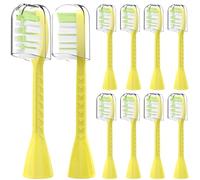 Compatible con Philips One Series Sonicare cepillo de dientes eléctrico Cabezales de cepillo de repuesto para Philips One HY1100 HY1200 BD100/AZ Series, paquete de 10 (Mango, Medium)