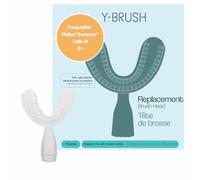 Compatible con Philips Sonicare - Y-Brush - Cabezal de cepillo de dientes en Y - Flexible - Renovar cada 6 meses - Adulto