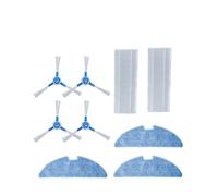 Compatible Con Piezas De Repuesto ABIR,X6PRO, Incluye 4 Piezas De Brus Laterales, 2 Piezas De Filtros, Componente De Fregona De 3 Piezas