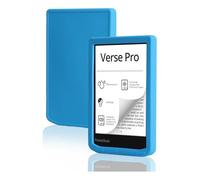 Compatible con Pocketbook Verse PB634 PB629 6'' Funda para Lector de Libros electrónicos Silicona Ligera Suave Funda Trasera para Tableta Anti-caídas(Blue)