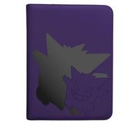 Compatible con Pokemon 9 Pocket Gengar Zip Zippered PRO-Binder 360 tarjetas, álbum de recortes, cartera