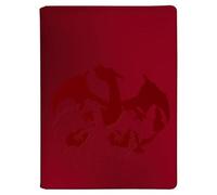 Compatible con Pokemon Zippered Álbum Coleccionable Carpeta Álbum Portfolio UP 9 Bolsillos para 360 Cartas Glurak Charizard Elite Series
