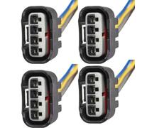 Compatible Con Pontiac Para Vibe 2003-2010 4 Piezas Conjunto Kit Adaptador Arnés Impermeable Conector Arnés Bobina Encendido 4 Vías Conector Encendido