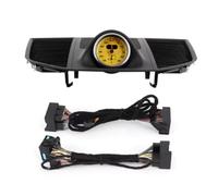 Compatible con Porsche MACAN 2014, 2015, 2016, 2017, 2018, 2019 y 2020. Panel de Instrumentos del Coche, Cubierta Superior, cronómetro.(Yellow)